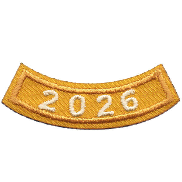 2026 Gold Year Rocker Patch