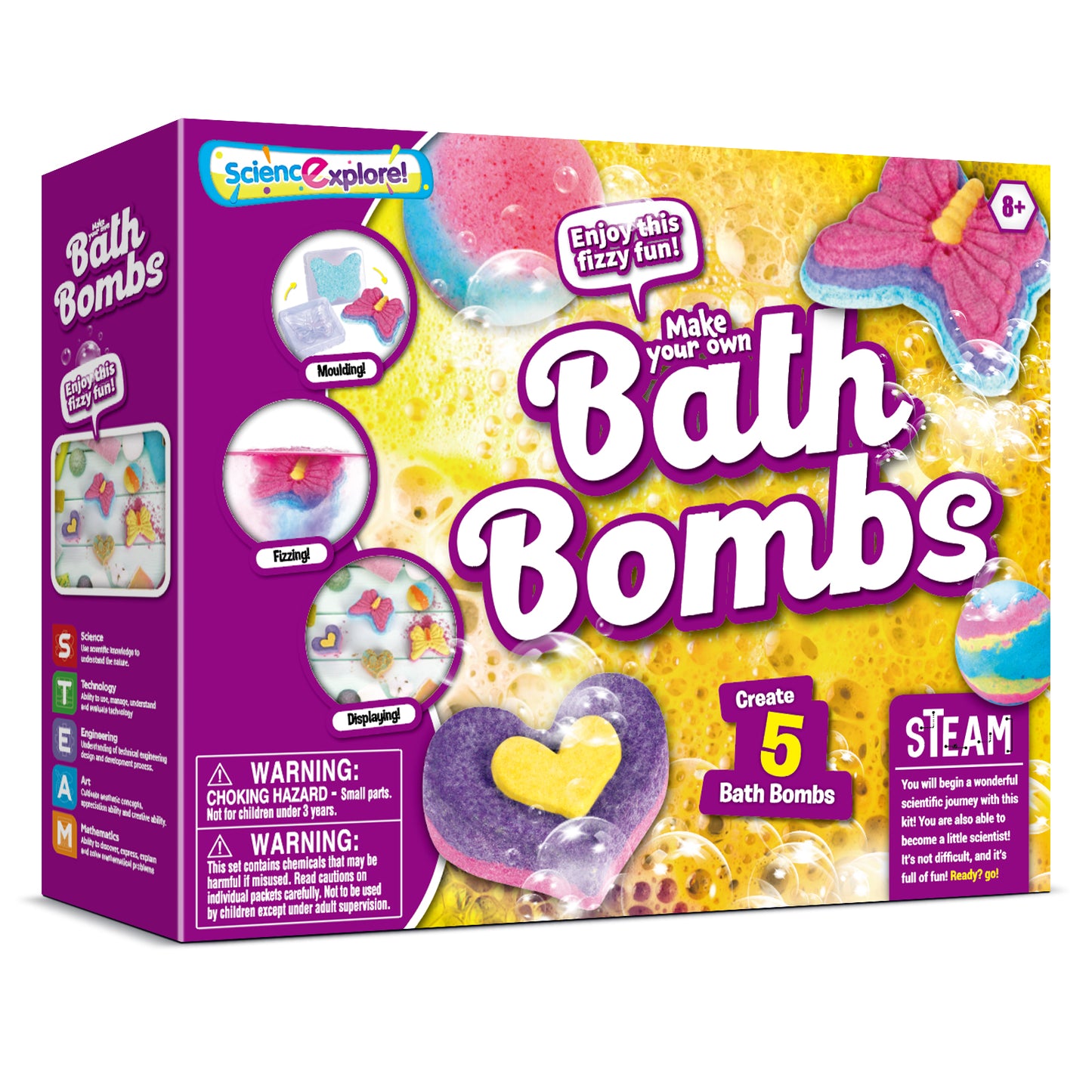 Bath Bomb Making Kit (5 Bath Bombs!)