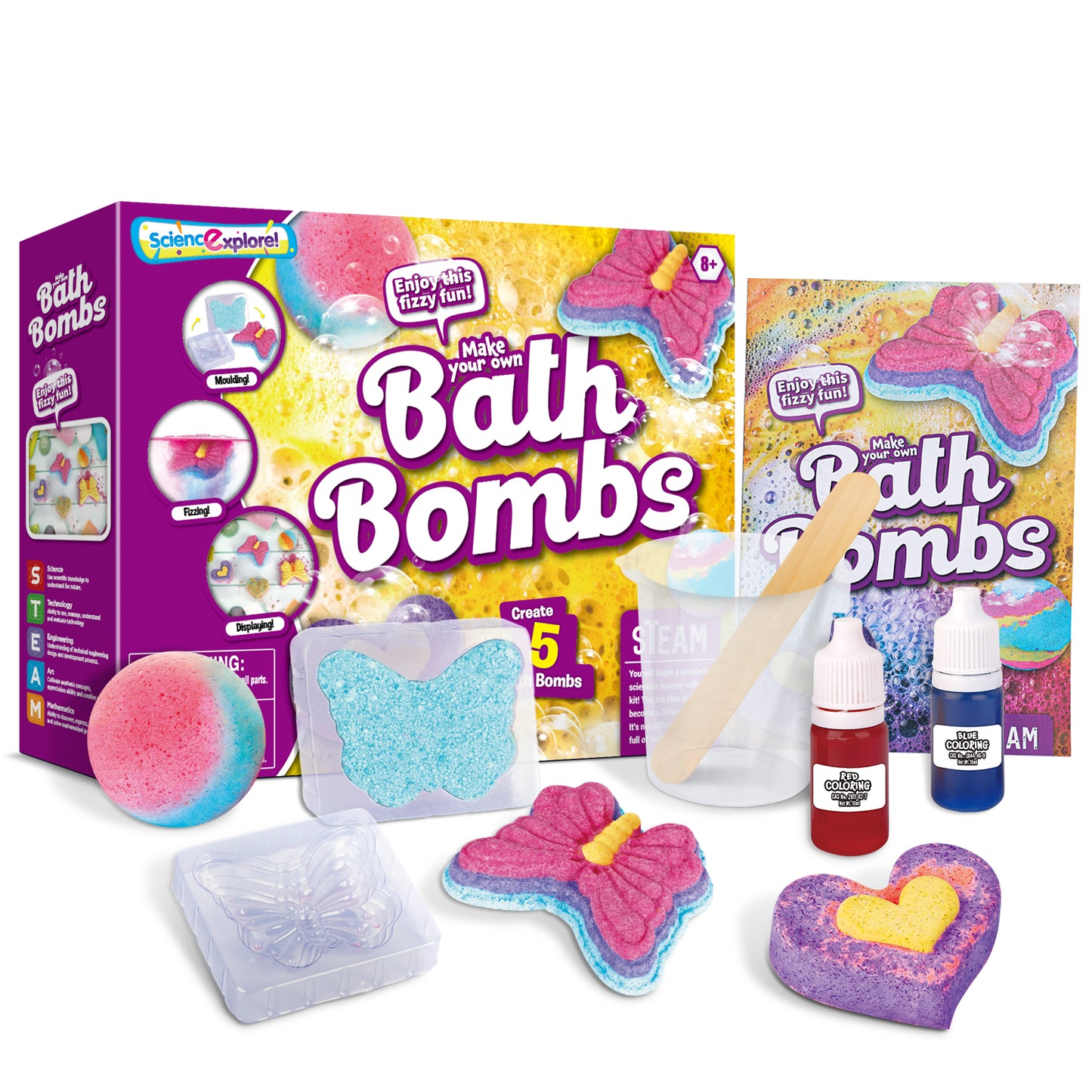Bath Bomb Making Kit (5 Bath Bombs!)