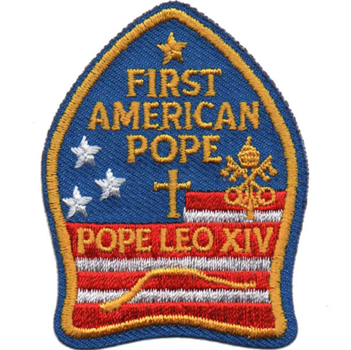 First American Pope Patch (Stripes)