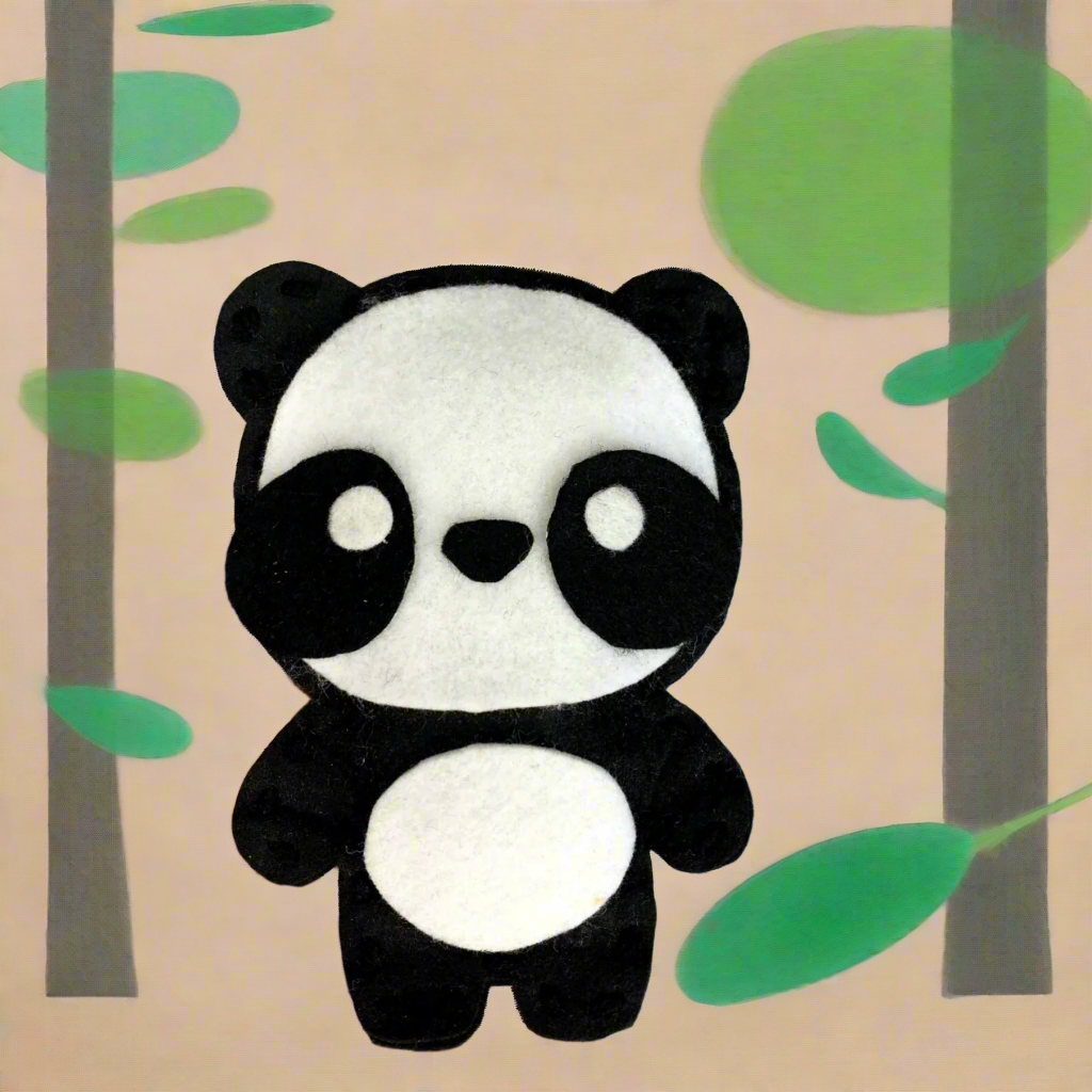 Cookie Mascot Panda Sewing Kit
