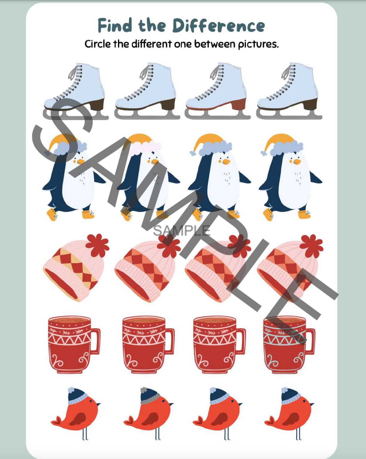 Winter Activity Book