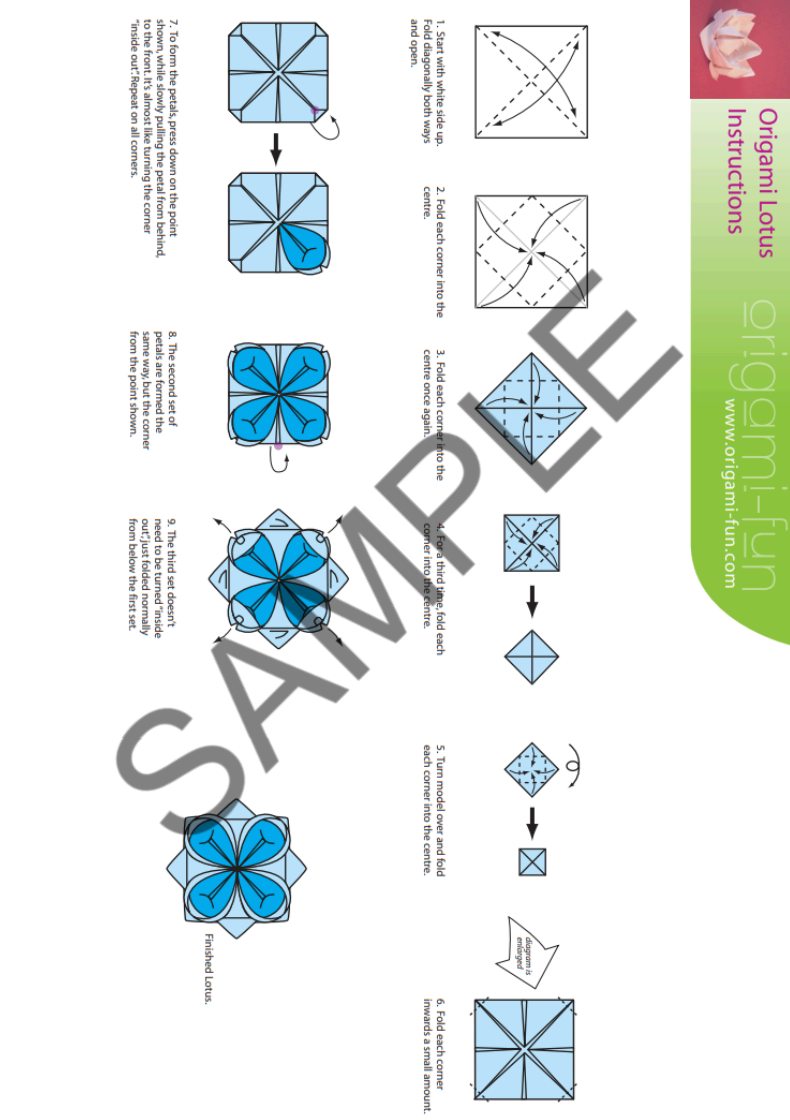 Origami Activity Booklet