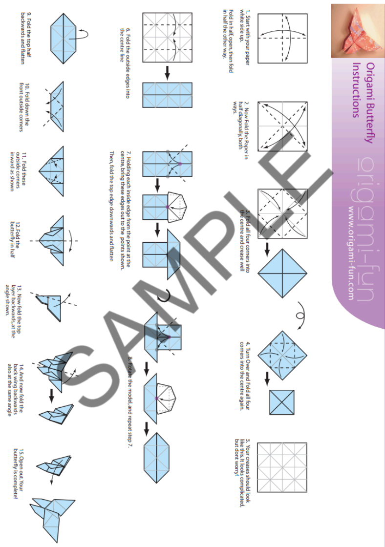 Origami Activity Booklet