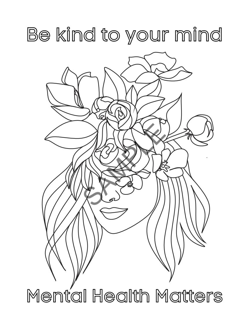 Mental Health Matters Coloring Book