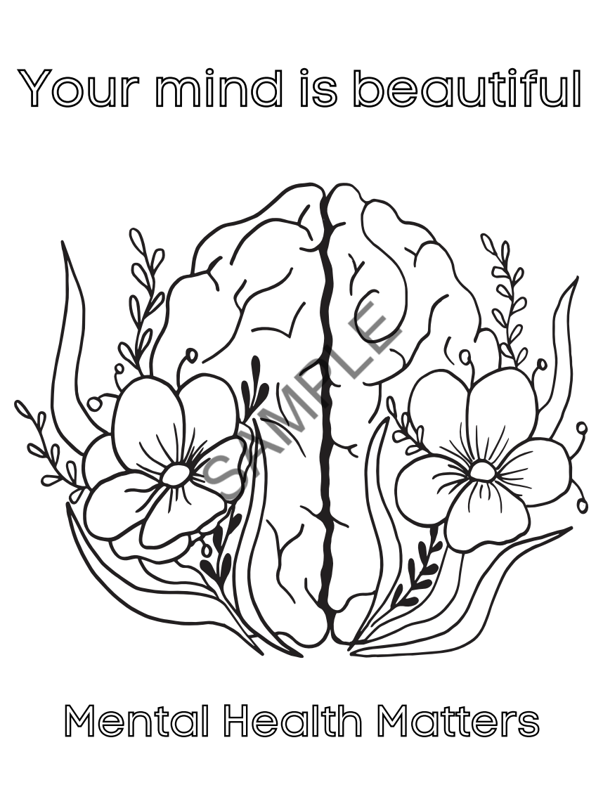 Mental Health Matters Coloring Book