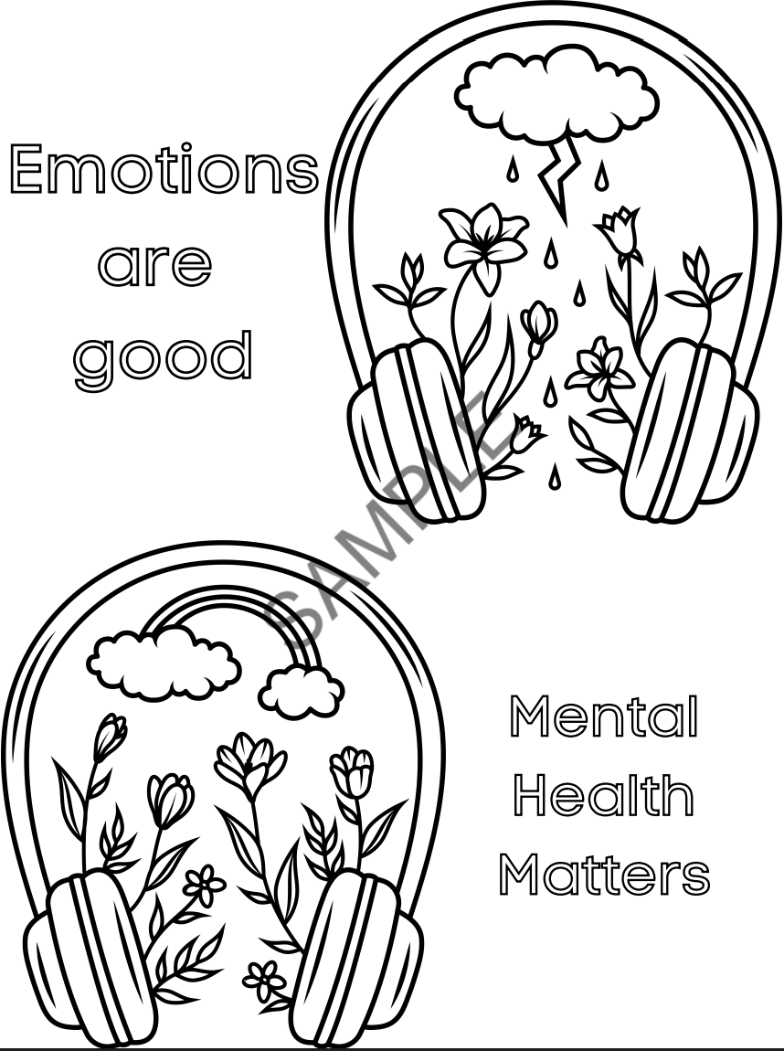 Mental Health Matters Coloring Book