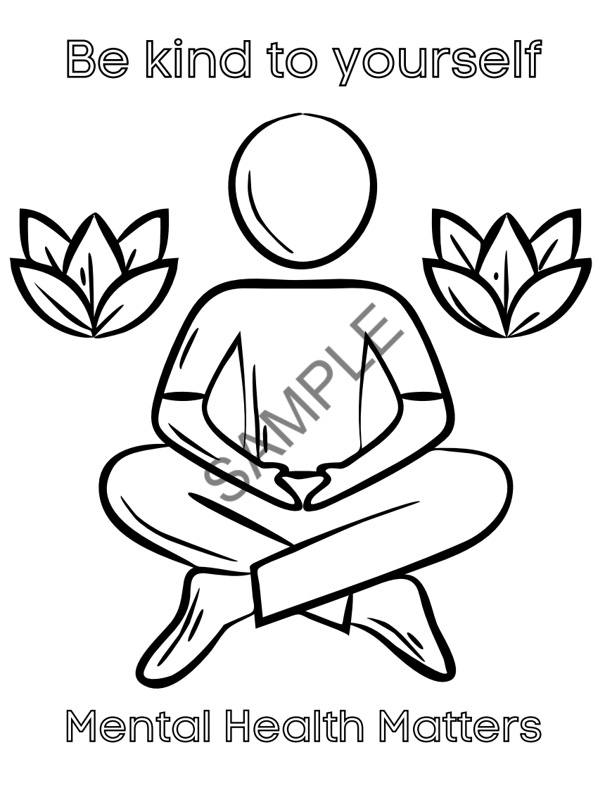 Mental Health Matters Coloring Book