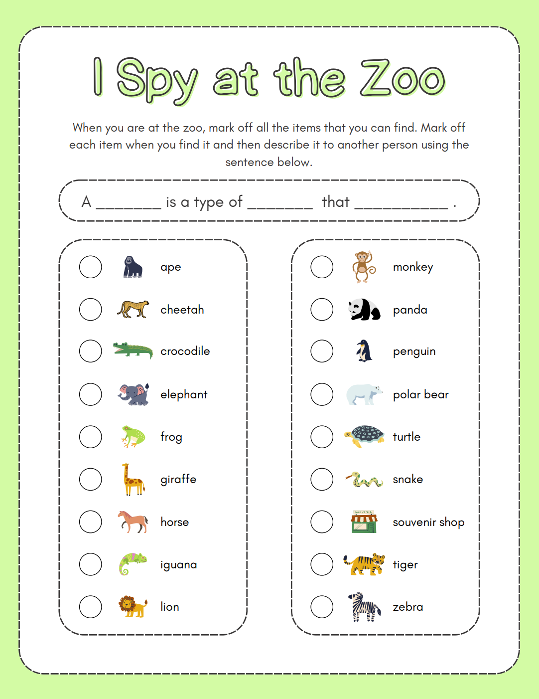 I Spy Activity Book