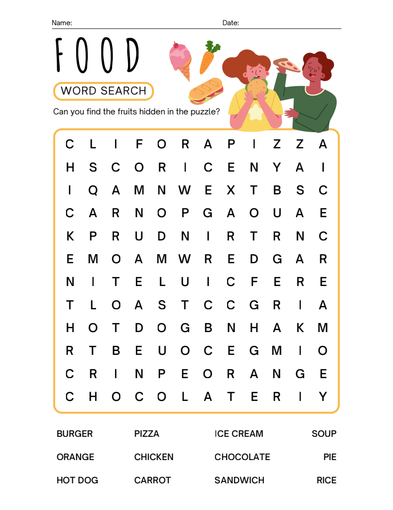 Word Search Activity Booklet