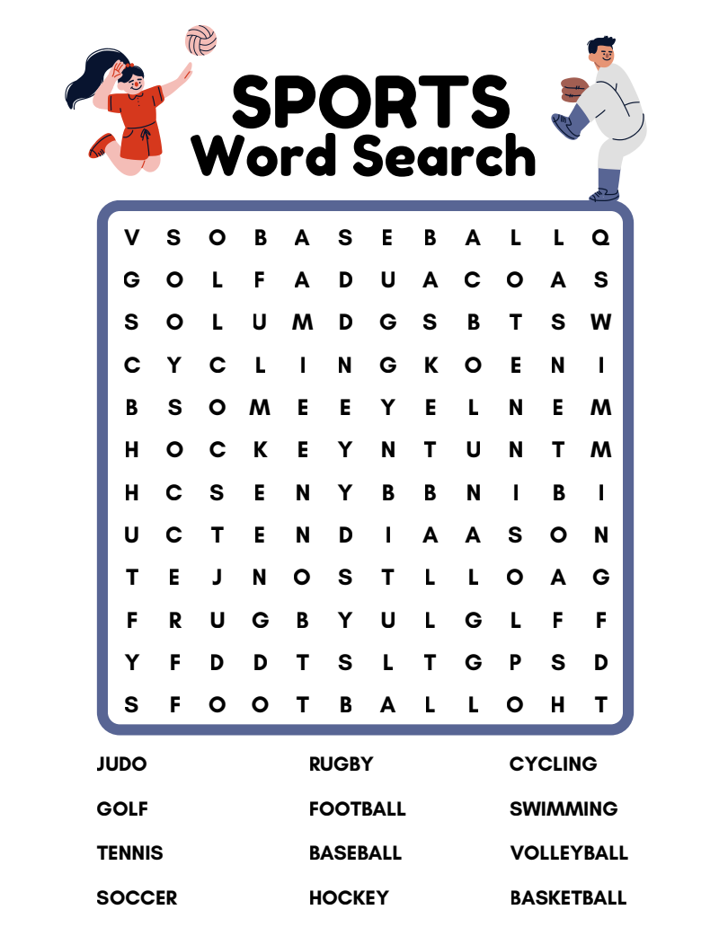 Word Search Activity Booklet