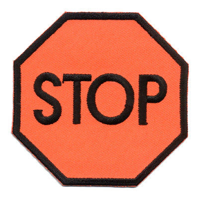 Stop Sign (Orange)