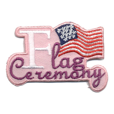 Flag Ceremony - Pink Patch