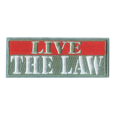 Live The Law Patch