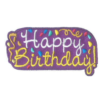 Happy Birthday Patch