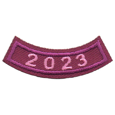 2023 Purple Year Rocker Patch