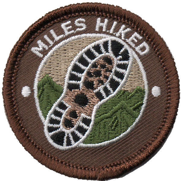 Miles Hiked Patch