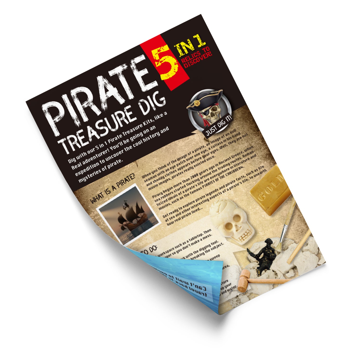 Pirate Dig Kit (5 in 1)