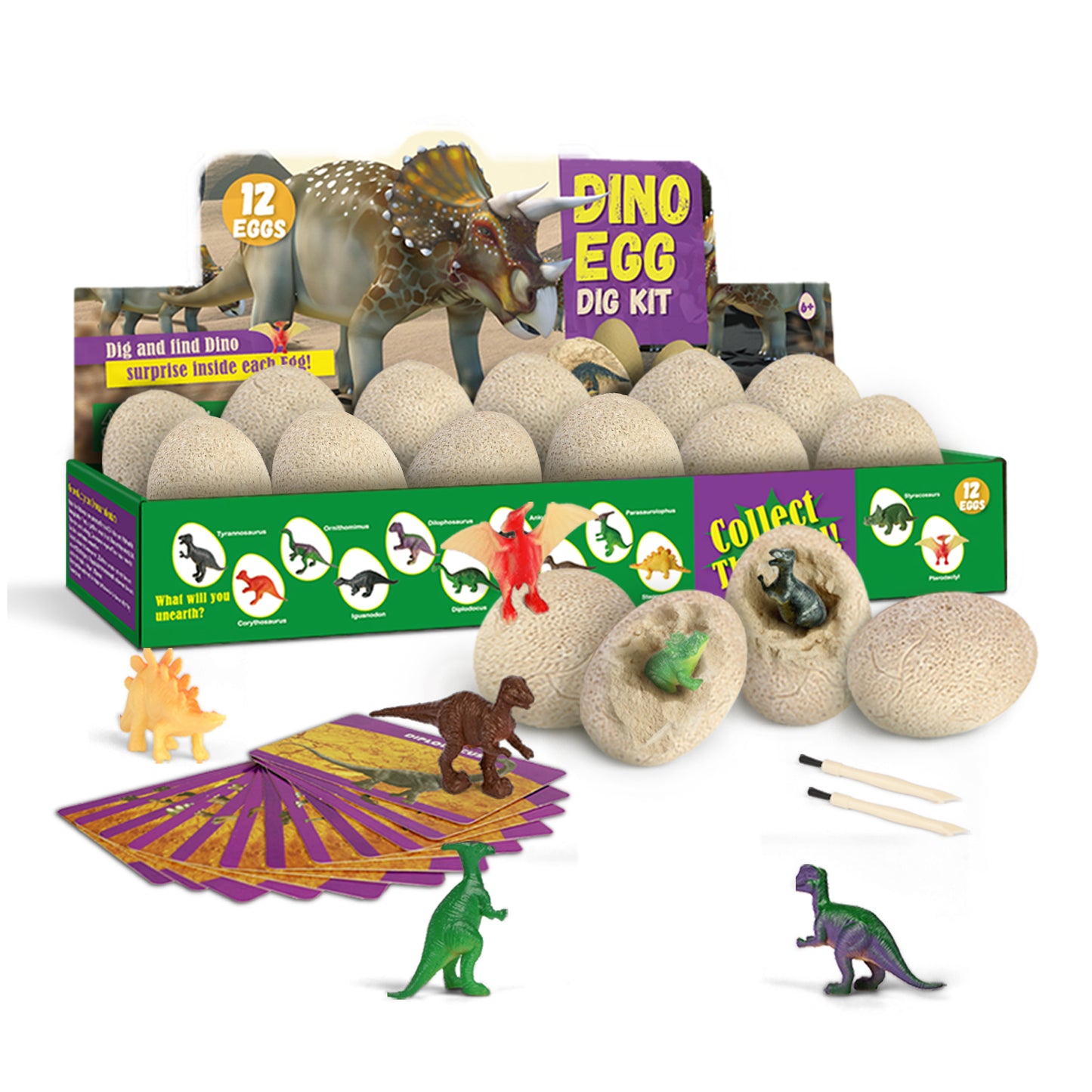 Dino Egg Dig Kit (12 Eggs!)