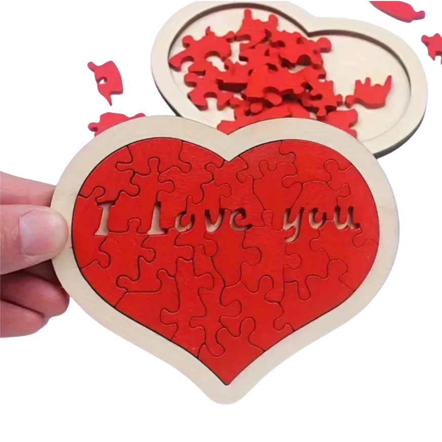 I Love You Heart Puzzle