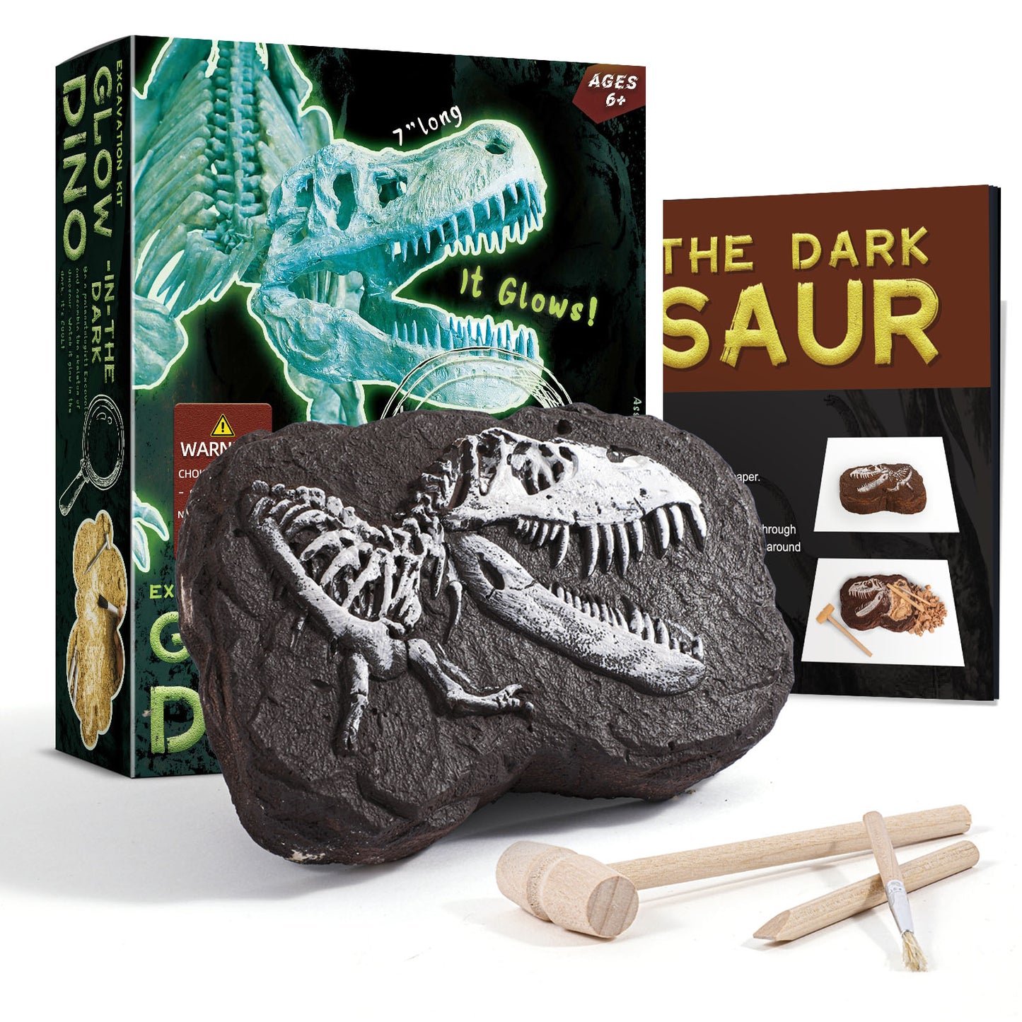 Glow-in-The-Dark Tyrannosaurus Dig Kit