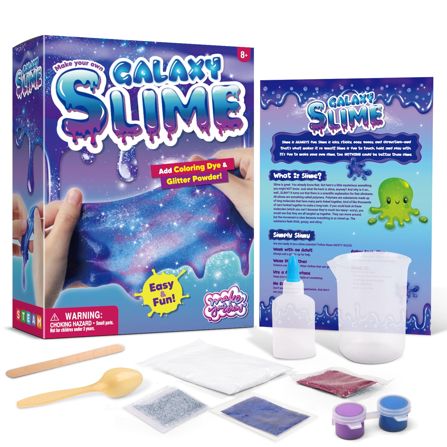 Make Galaxy Slime Kit