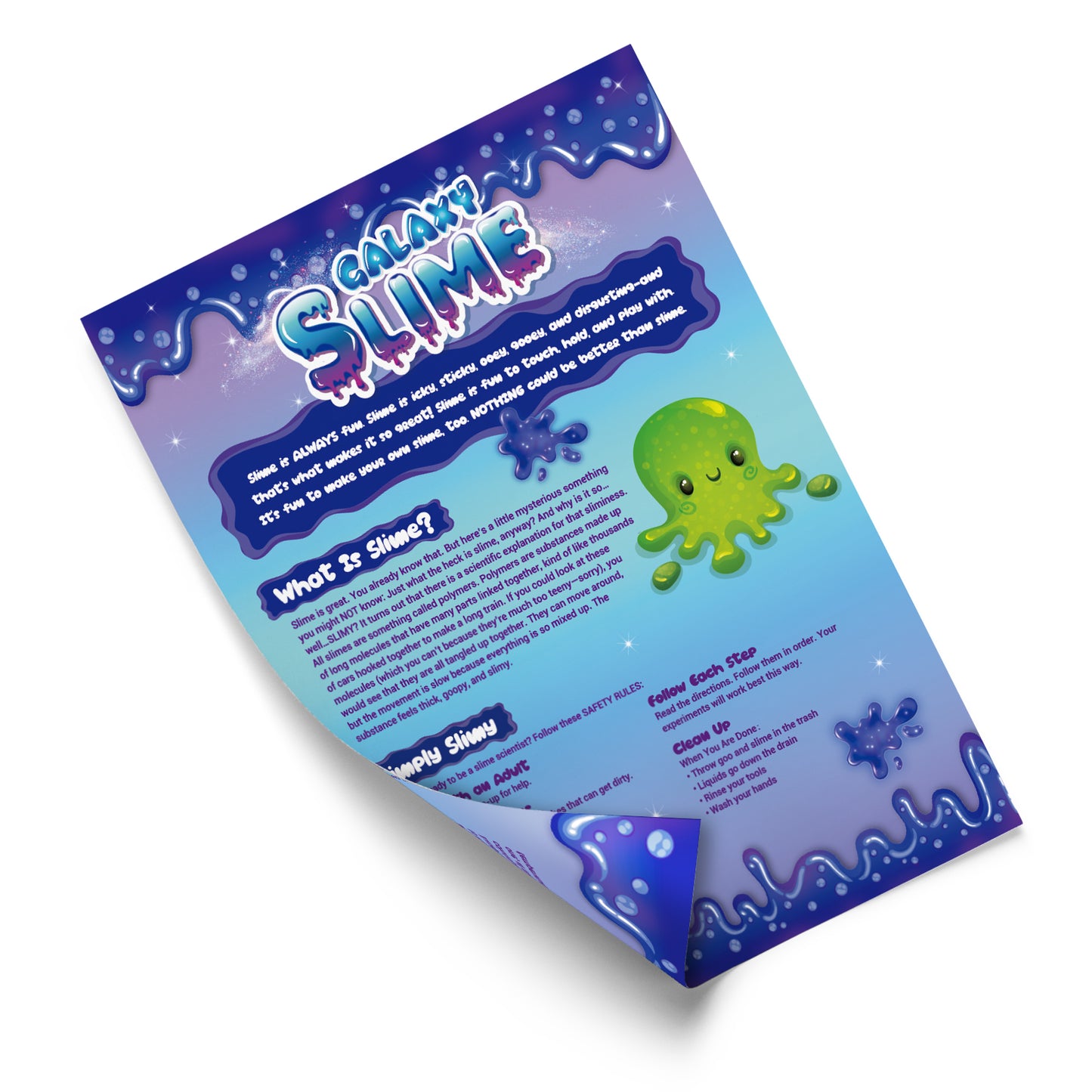 Make Galaxy Slime Kit