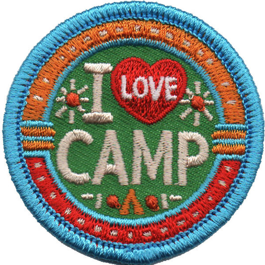 I Love Camp 2025 Patch