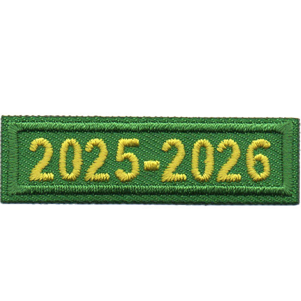 2025-2026 Green Year Bar Patch