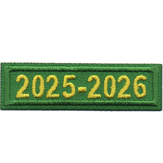 2025-2026 Green Year Bar Patch