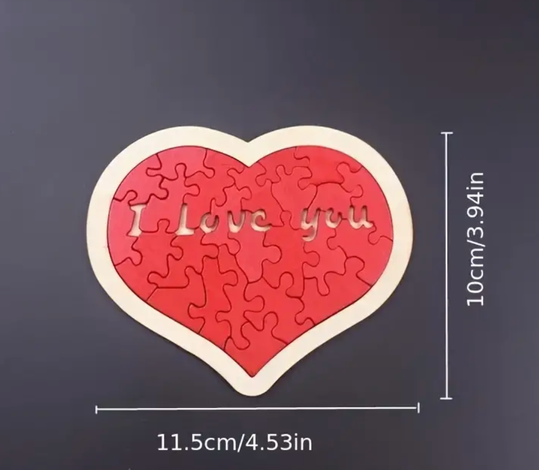 I Love You Heart Puzzle