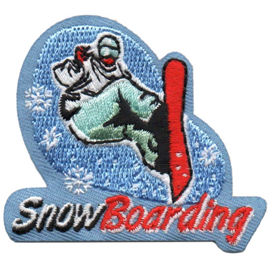 Snowboarding Patch