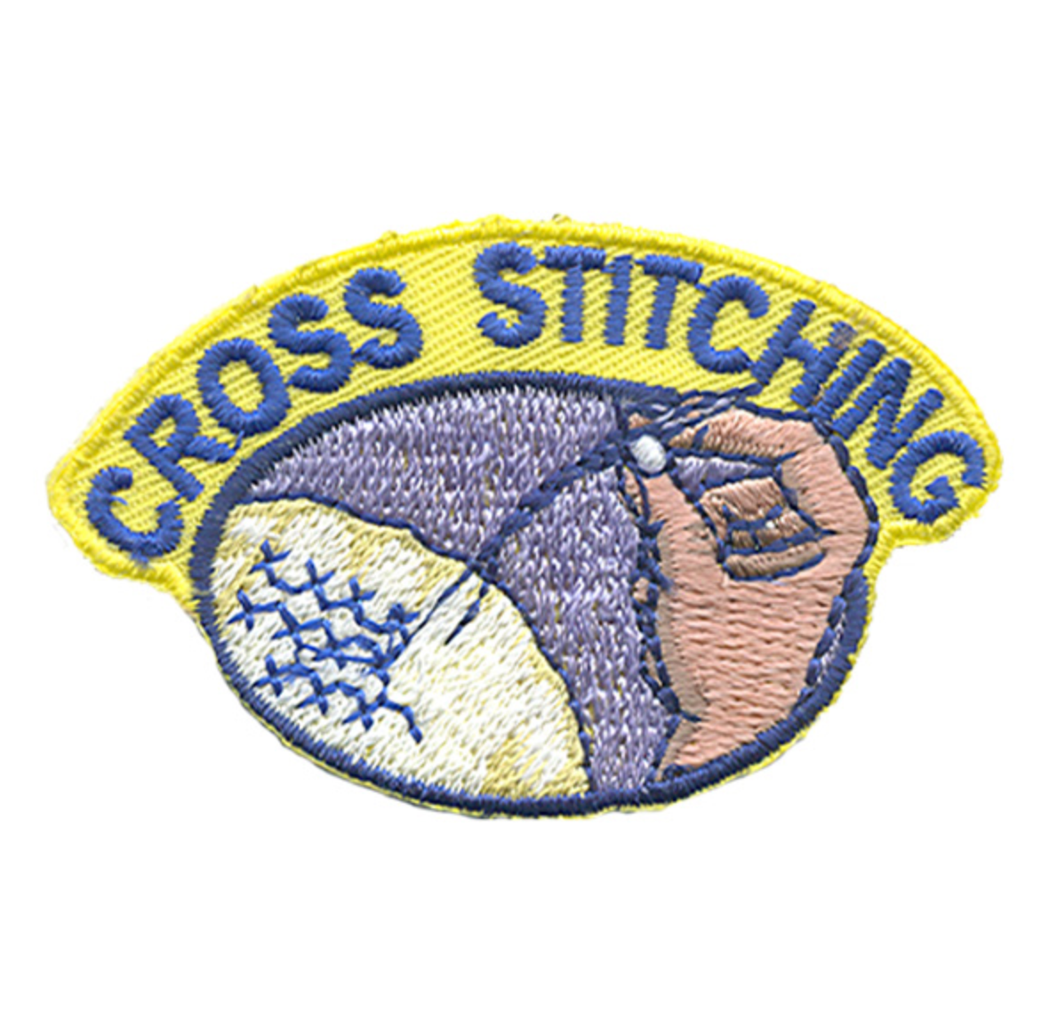 Cross Stitching Embroidery Patch