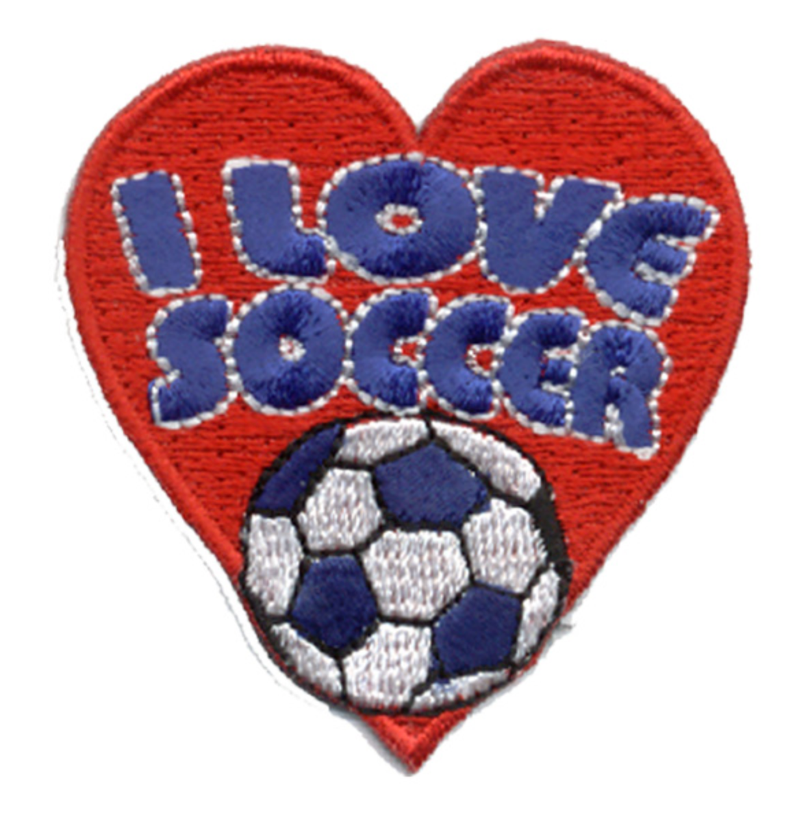 I Love Soccer Patch