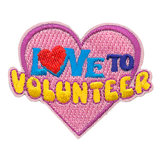 Love to Volunteer Patch