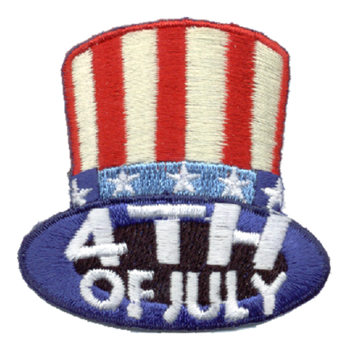 4th of July (Top Hat) Patch