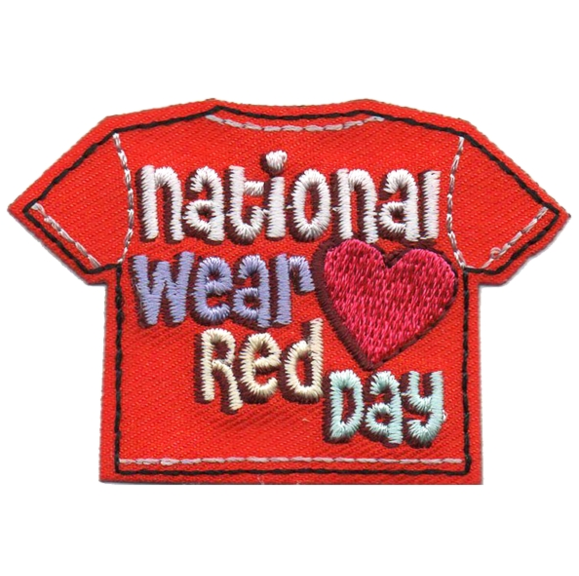 National Wear Red Day Patch