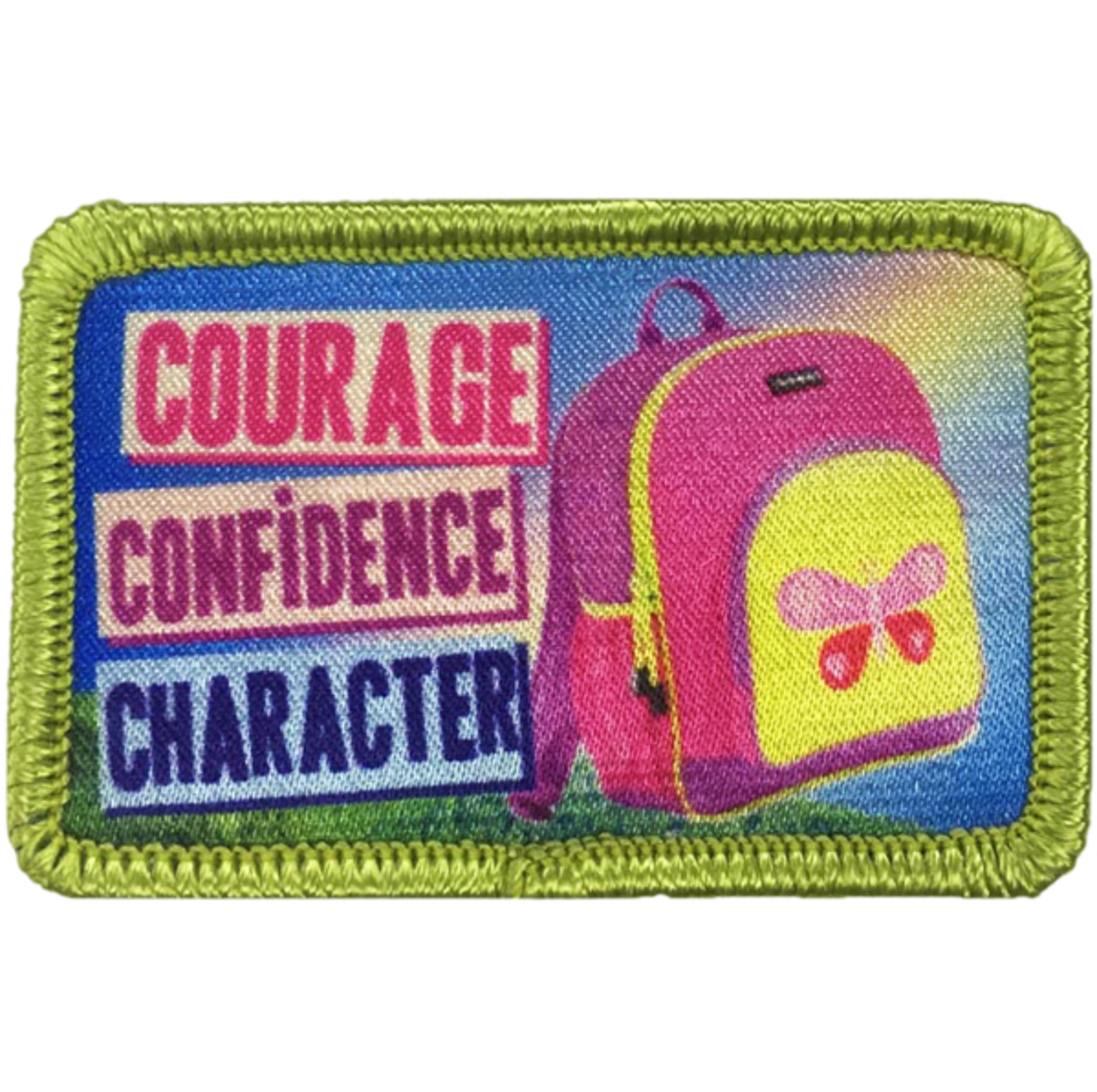 Courage, Confidence & Character Patch