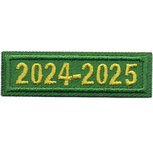 2024-2025 Green Year Bar Patch