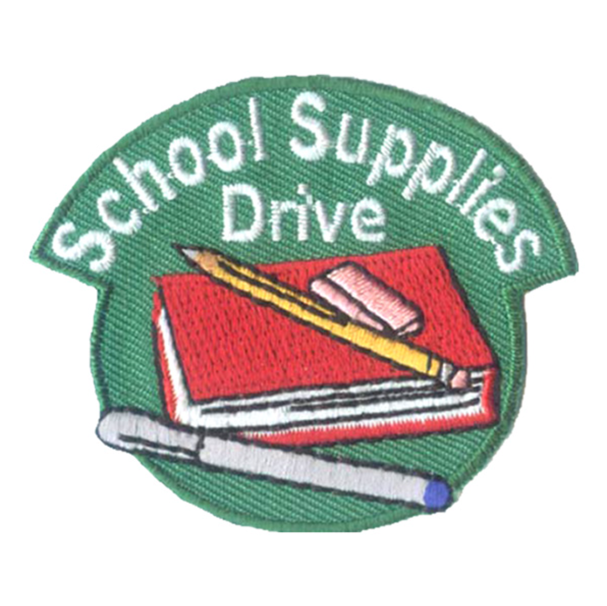 School Supplies Drive Patch