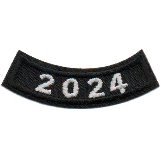 2024 Black Year Rocker Patch