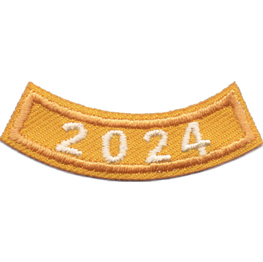 2024 Gold Year Rocker Patch