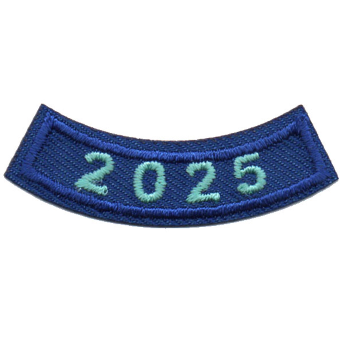 2025 Blue Year Rocker Patch