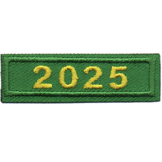 2025 Green Year Bar Patch