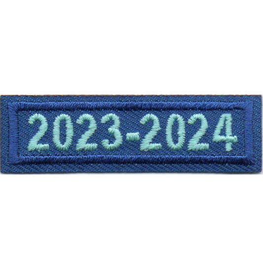 2023-2024 Blue Year Bar Patch