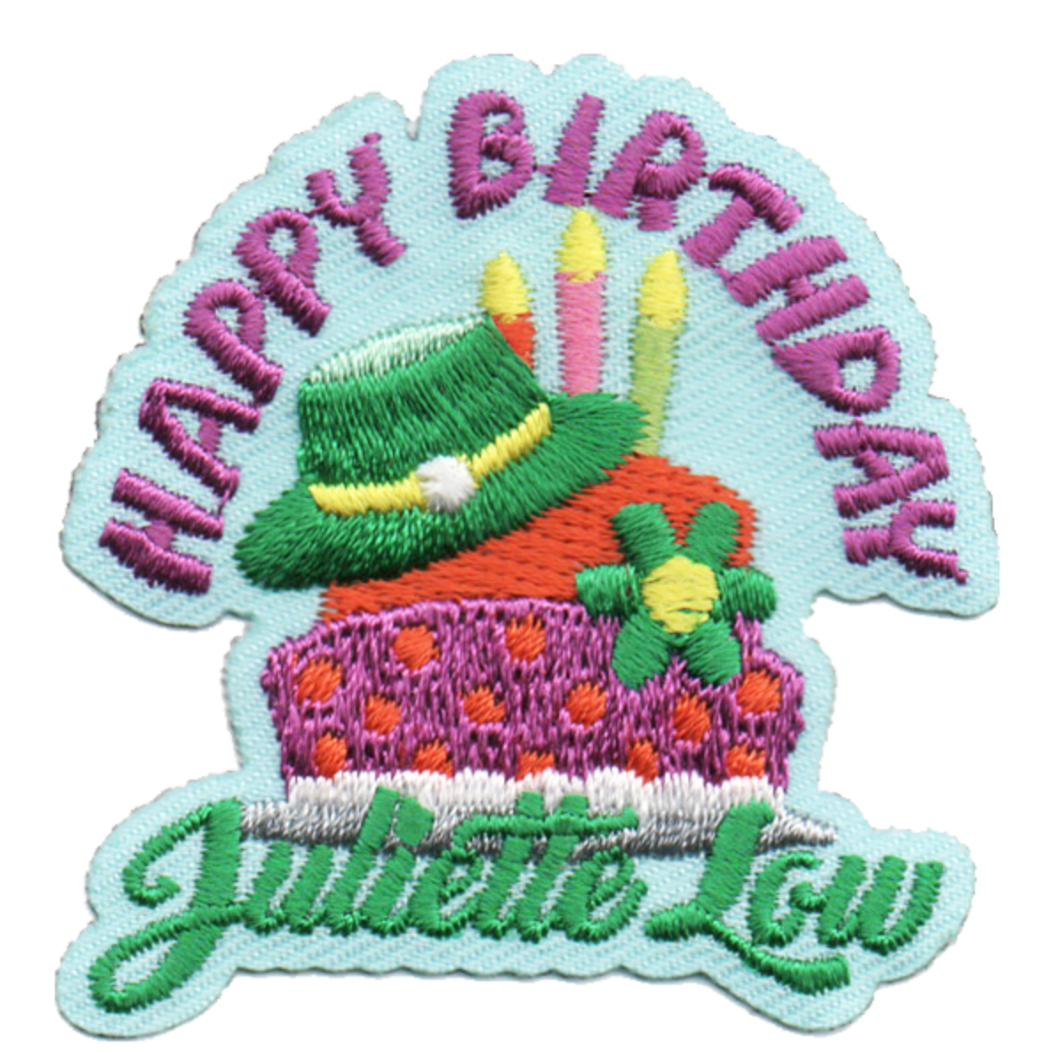 Happy Birthday Juliette Low Patch