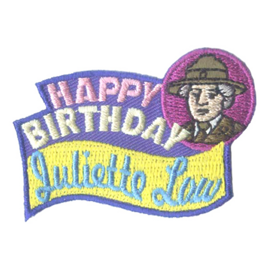 Happy Birthday Juliette Low Patch