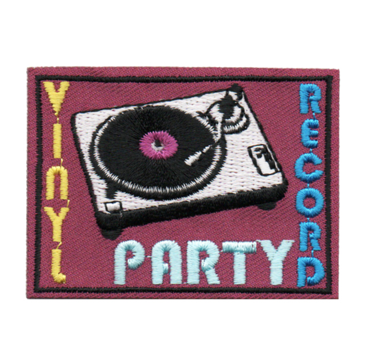 Vinyl Record Party Patch