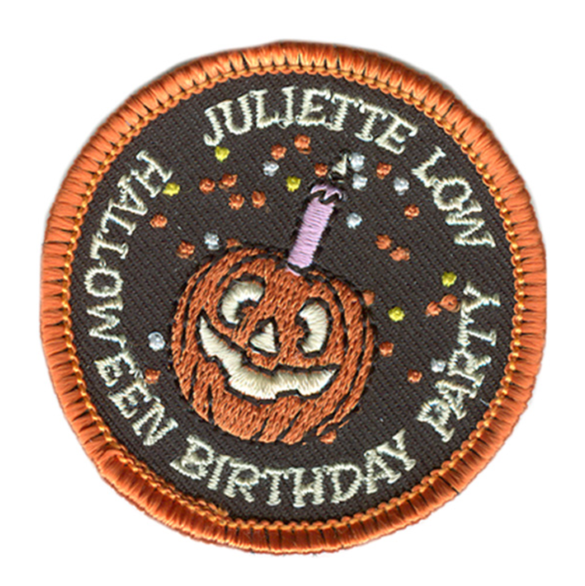 Juliette Low Halloween Birthday Party Patch