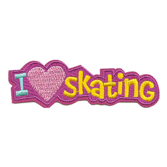 I Love Skating Patch